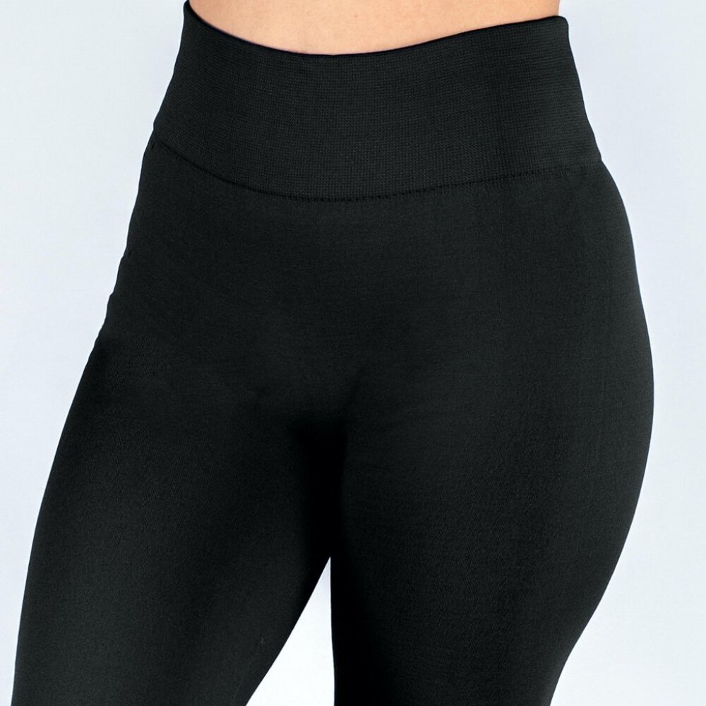 NWT BOUTIQUE BEST SELLER! PERFECT for FALL/WINTER FLEECE LINED LEGGINGS 0 - 12 - Picture 2 of 2